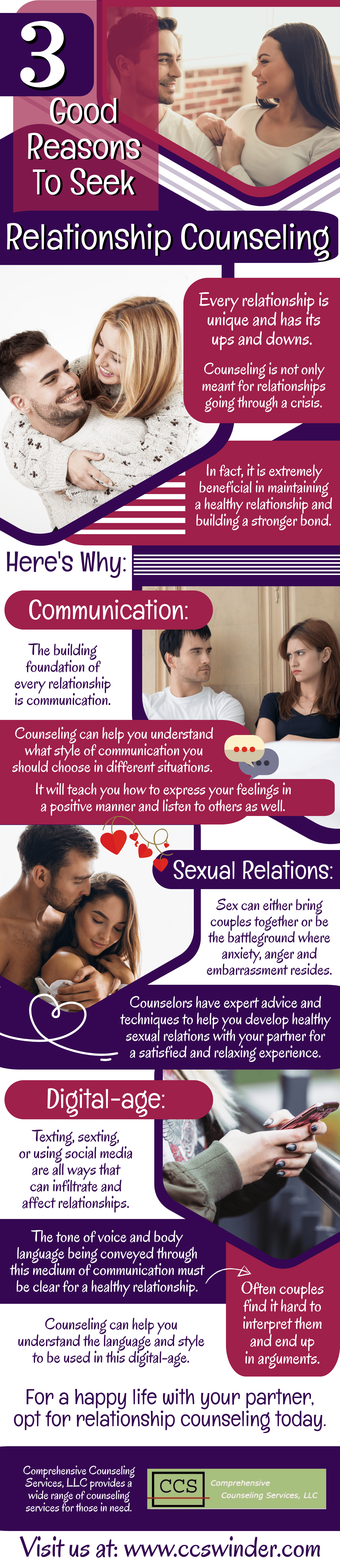 reasons to seek relationship counseling